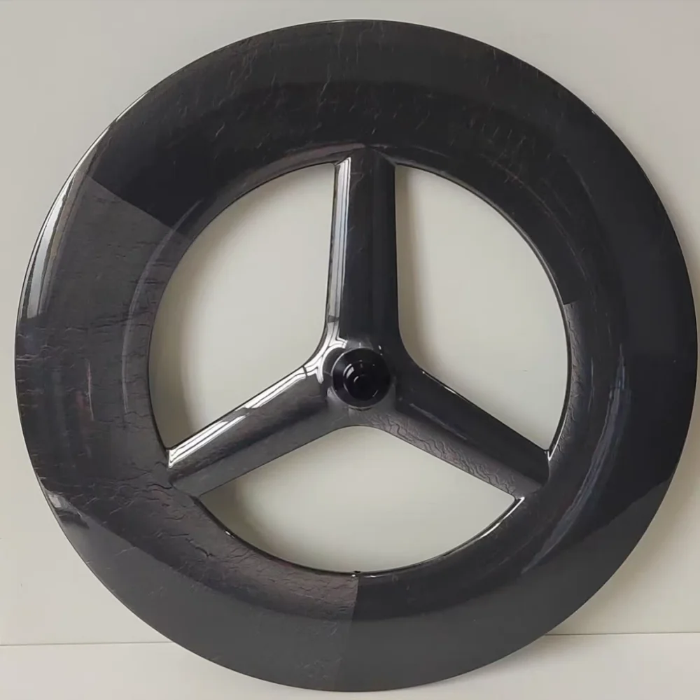 

700C дорожное/трековое/фиксированное колесо TT велосипедное колесо 3 спицы карбоновые колеса 28 мм внешняя ширина 120 мм глубина бескамерные колеса для шоссейного велосипеда