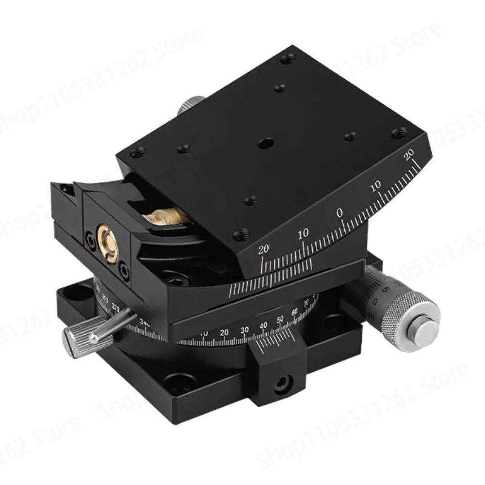 Arc Slide Table  Optical Adjustment Frame Experimental Fine‑Tuning GFG60 XR‑Axis Manual Arc Tilt Angle Position Stage