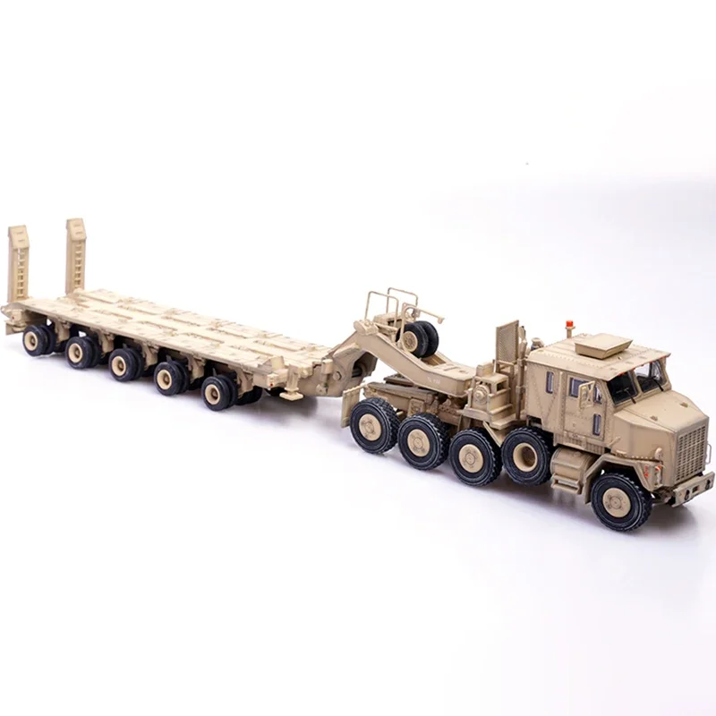 American Oshkosh M1070 Heavy Truck 1/72 Transport Truck Desert Color Model Collectible Ornament