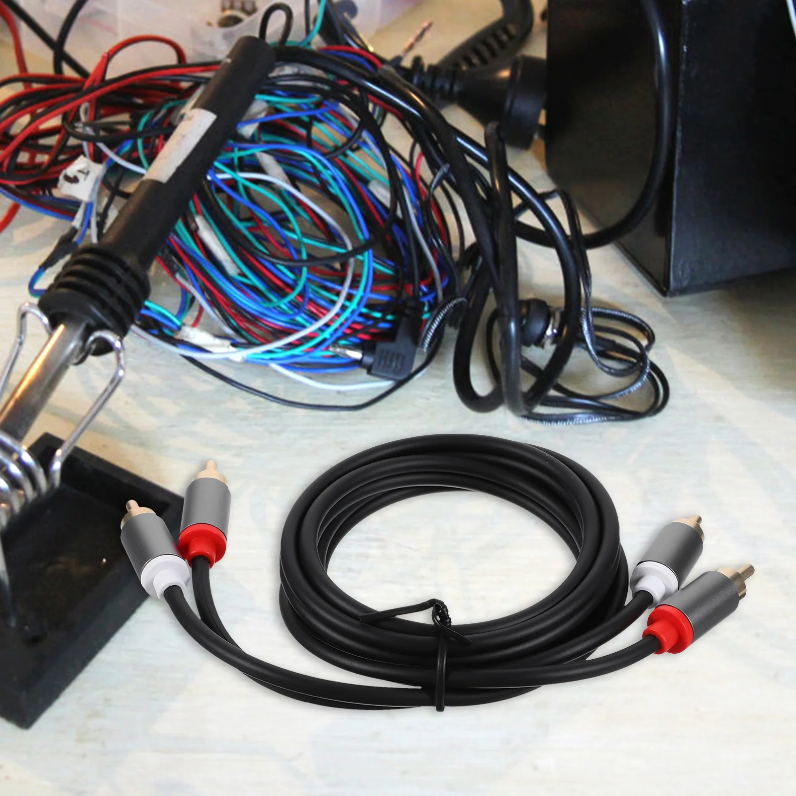 

To Audio Video Cable For Dvd Player Speaker Amplifier Connection Durable Subwoofer Cable Stereo Auxiliary Cord Copper