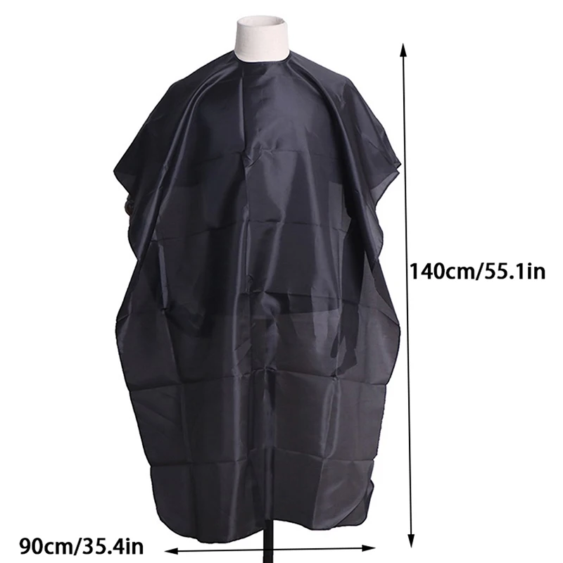 Professional Haircut Cutting Salon Barber Hairdressing Gown Cape Apron universal Black Waterproof Salon Hair Cut Hairdressing Ha