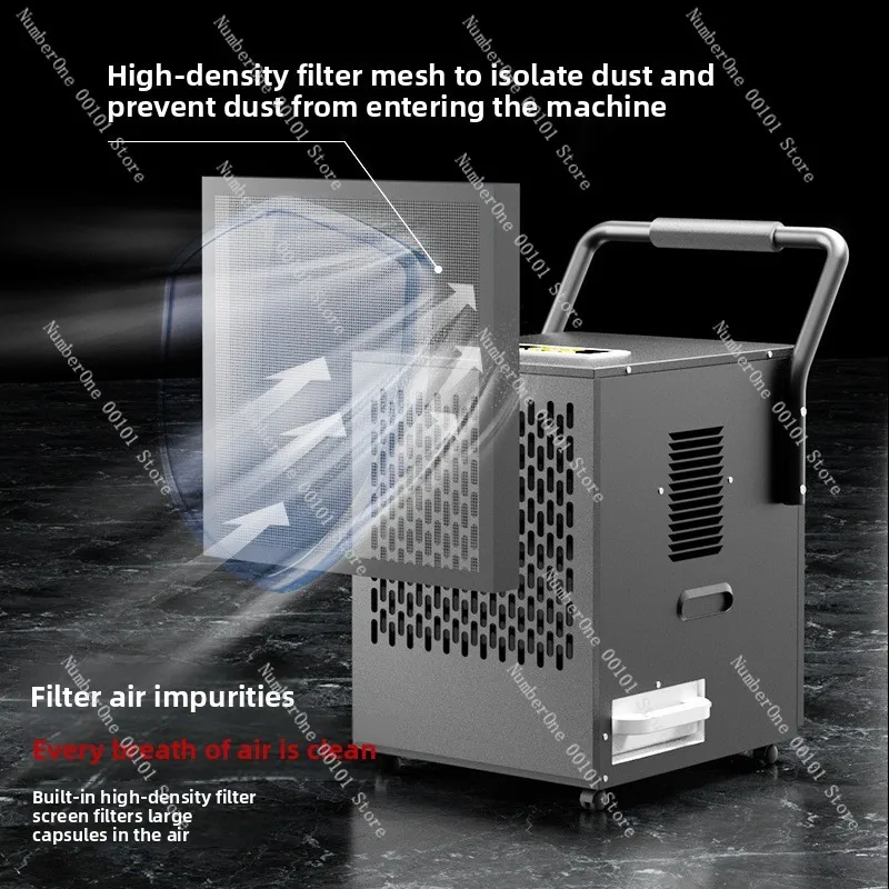 Industrial High Power Dehumidifier, for Basement Commercial Warehouse Workshop, Household Large Capacity Dehumidification