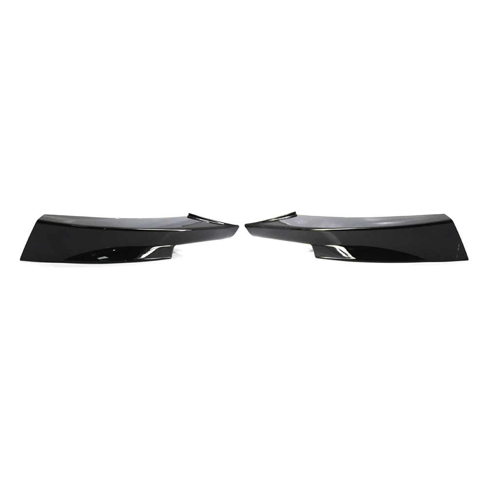 Separador de parachoques de plástico ABS, piezas exteriores de color negro brillante para BMW E90 E91, piezas exteriores para parachoques M-tech, 2 uds.