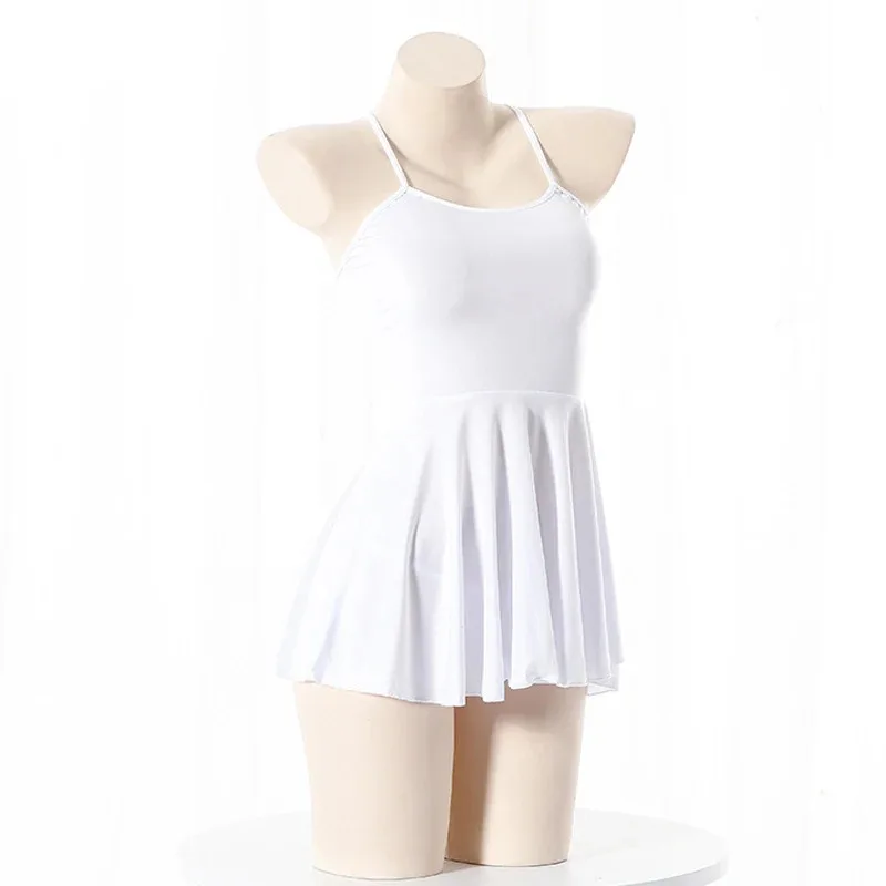 2026 Costume da bagno estivo per studentessa in piscina e costume uniforme da pigiama cosplay da donna