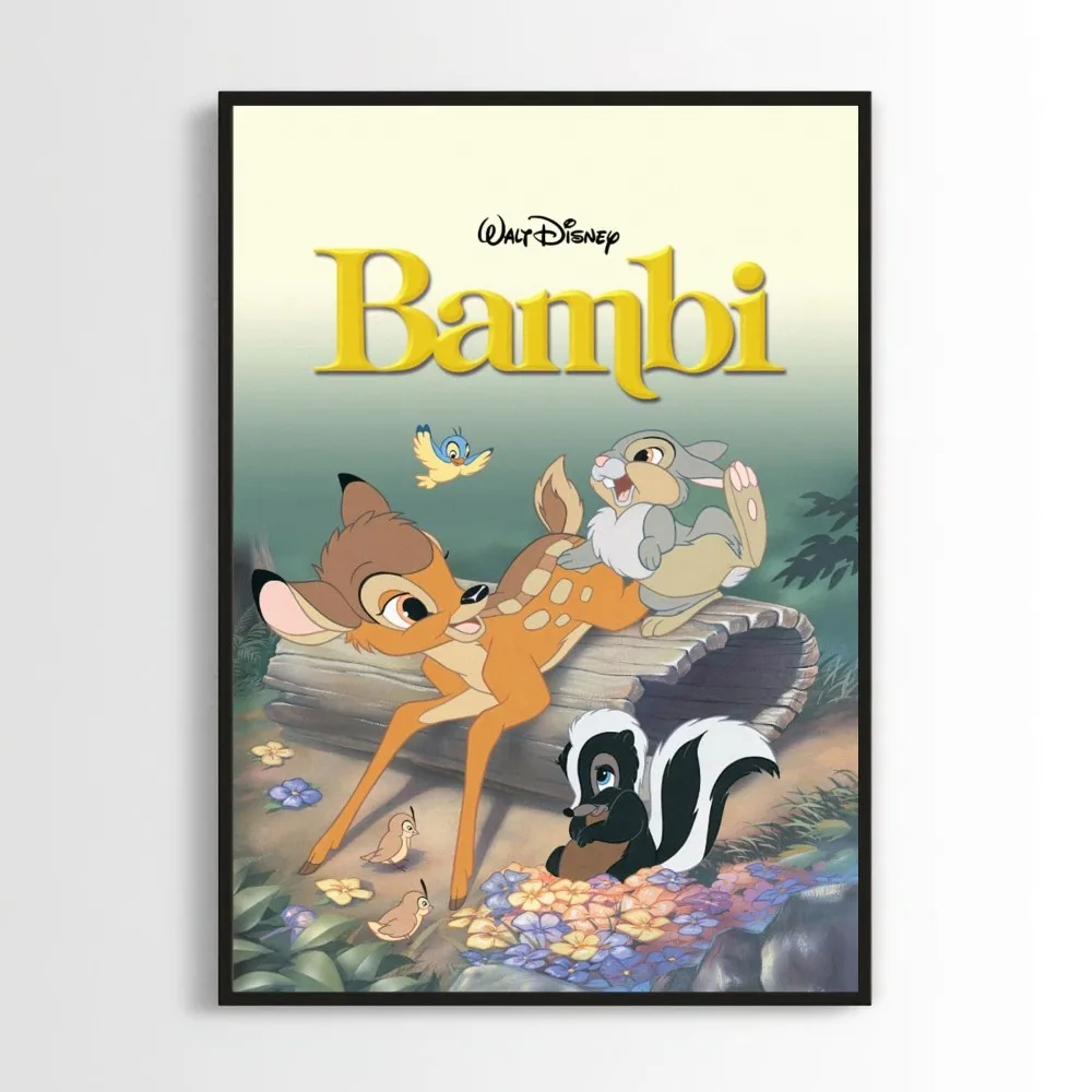 MINISO Disney Bambi Poster Prints Wall Pictures Living Room Home Decoration