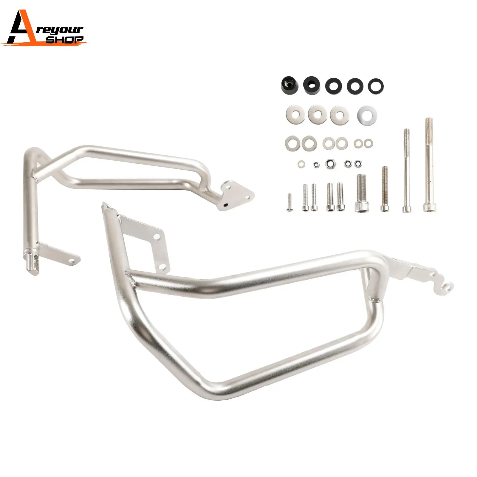 Engine Protect Guard Frame Lower Crash Bar Silver for Honda NT1100 NT 1100 2022