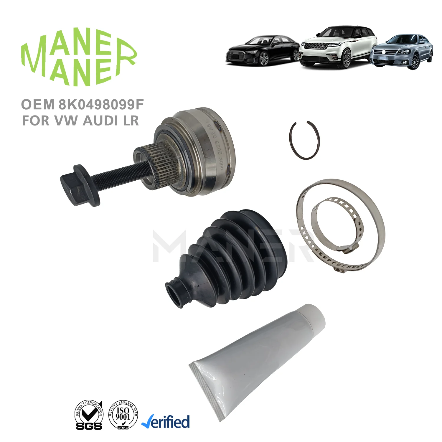 

MANER 8K0498099F 4H0498099A Manufacture Well Made Wholesale Price Drive Shaft CV Joint Dust Cover For Audi A4 A5 A6 A7 A8 Q5