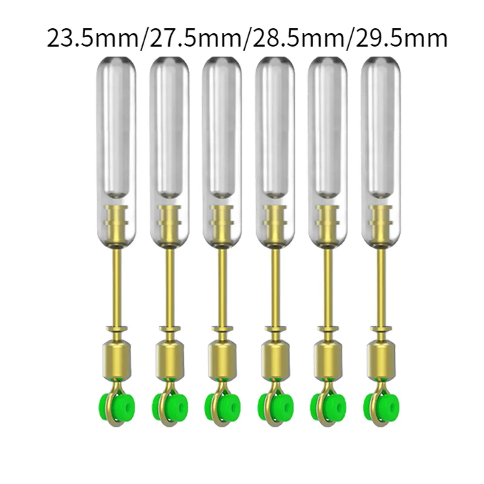 Pesca Float Adaptadores com caixa de armazenamento, Pesca Bobber Float Seat, 6pcs