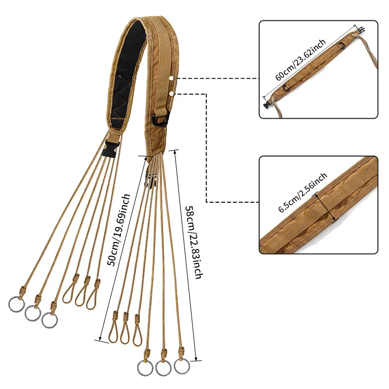 Outdoor Gear Collar, Outdoor Camping and Hunting Supplies, Umbrella Cord Braided Whistle Lanyard Bracelet Style