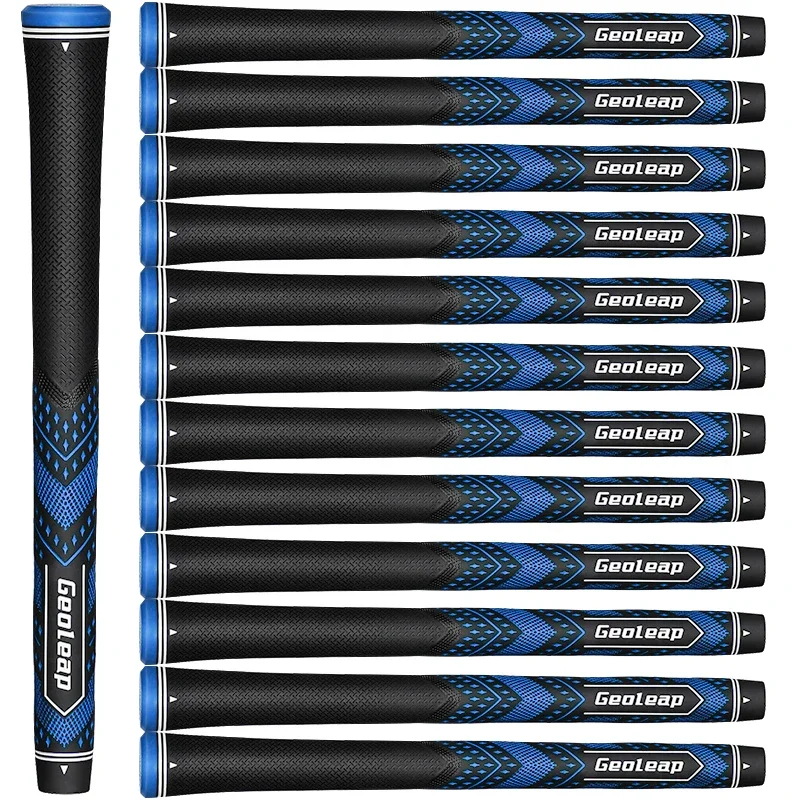 13 stks/partij Golf Grips Rubber Golf Club Grip, Hoge Tractie, Uitstekende Prestaties voor alle weersomstandigheden, TRILLINGSDEMPENING, Zacht Gevoel