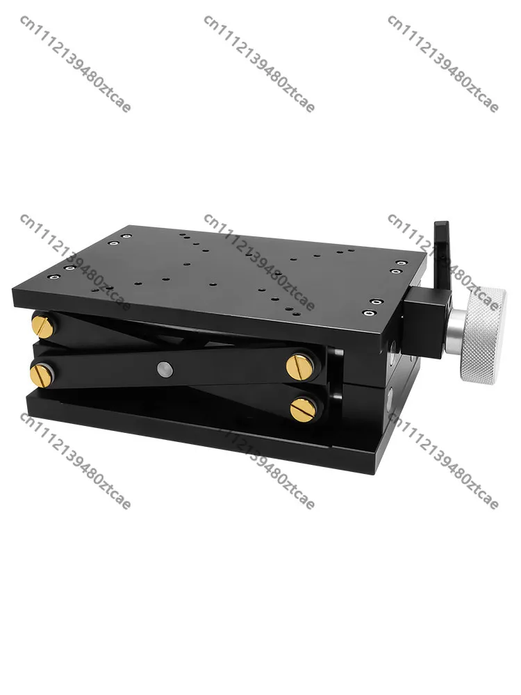 Z Axis Scissor Manual Lift Table Precision Fine Tuning Displacement Stage Optical Platform