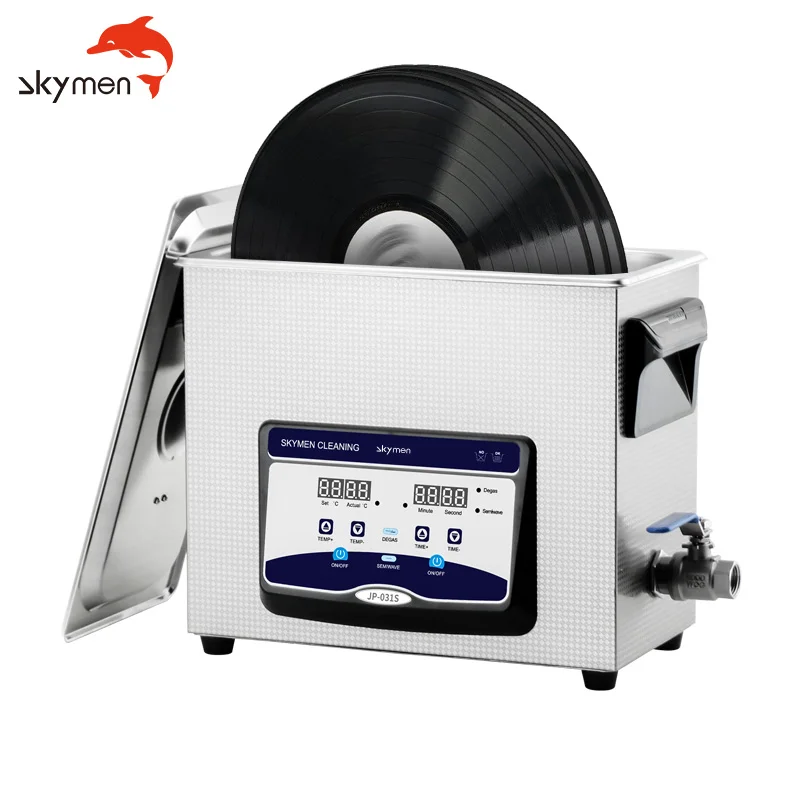 

Popular Hot sell Skymen JP-031S 6.5L Digital Desktop Laboratory Ultrasonic Vinyl Record Cleaner