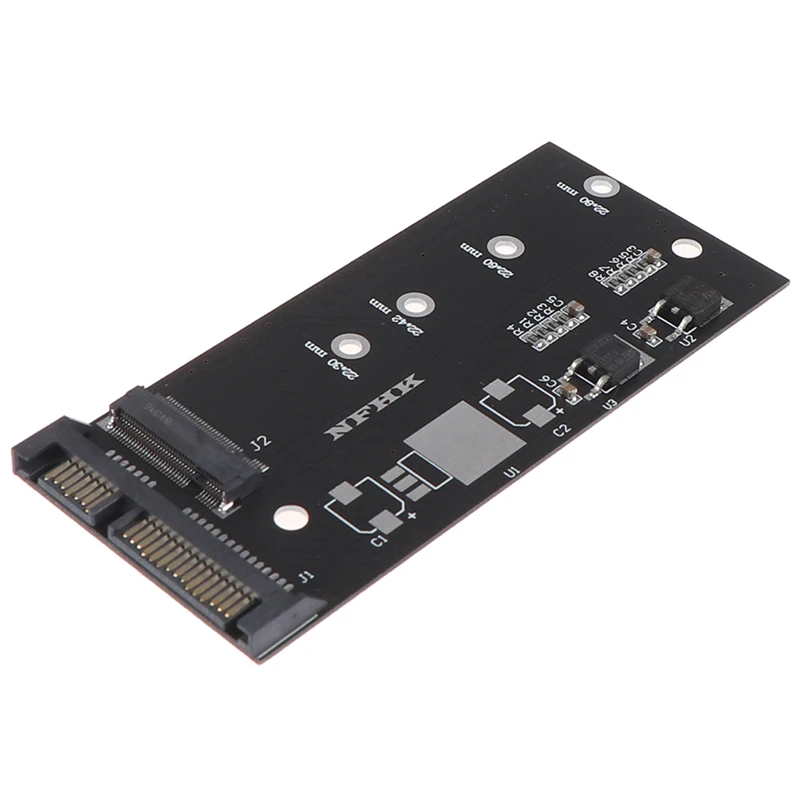 B+M-Taste SATA M.2 NGFF SSD auf SATA 3er Raiser M.2 auf SATA-Adapter-Erweiterungskarte