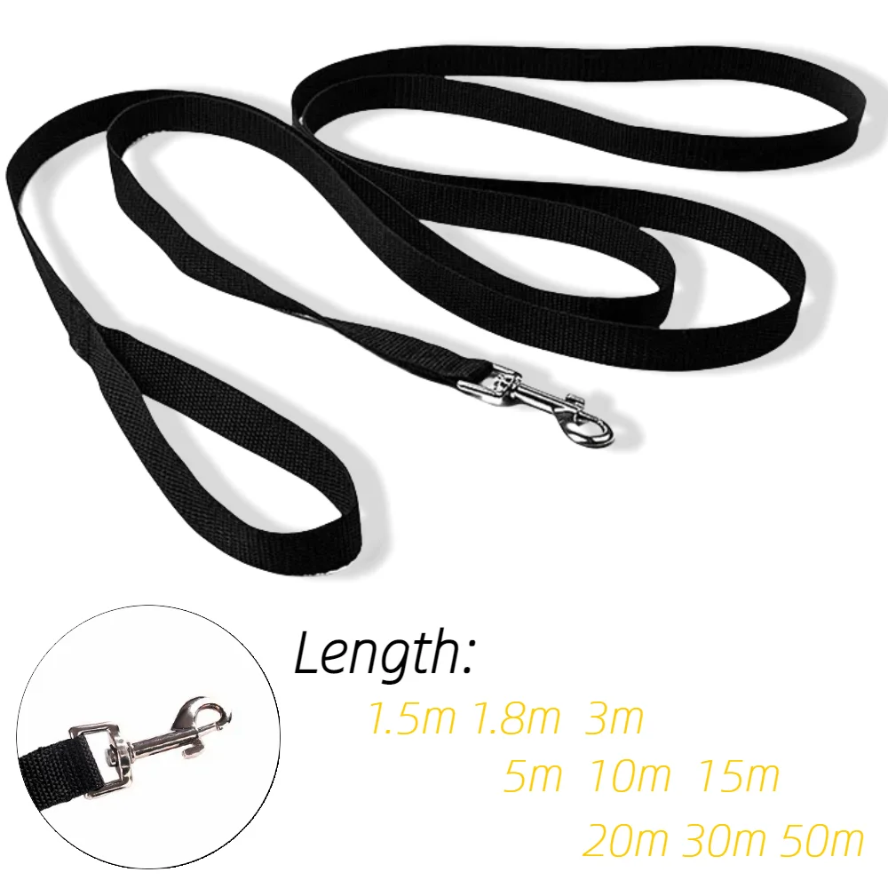 Nylon-Hundeleine für kleine, mittelgroße und große Hunde, Katzen, langer Halsband, Leineil, Welpe, Spaziergang im Freien, starkes Zugseil, Labrador-Zubehör