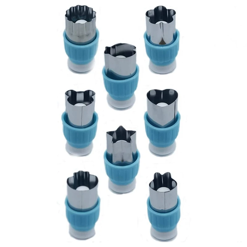 

Press Type Vegetable Cookie Cutters, Fruit Cookie Cutters With Protective Handle For Party Baking, Biscuits