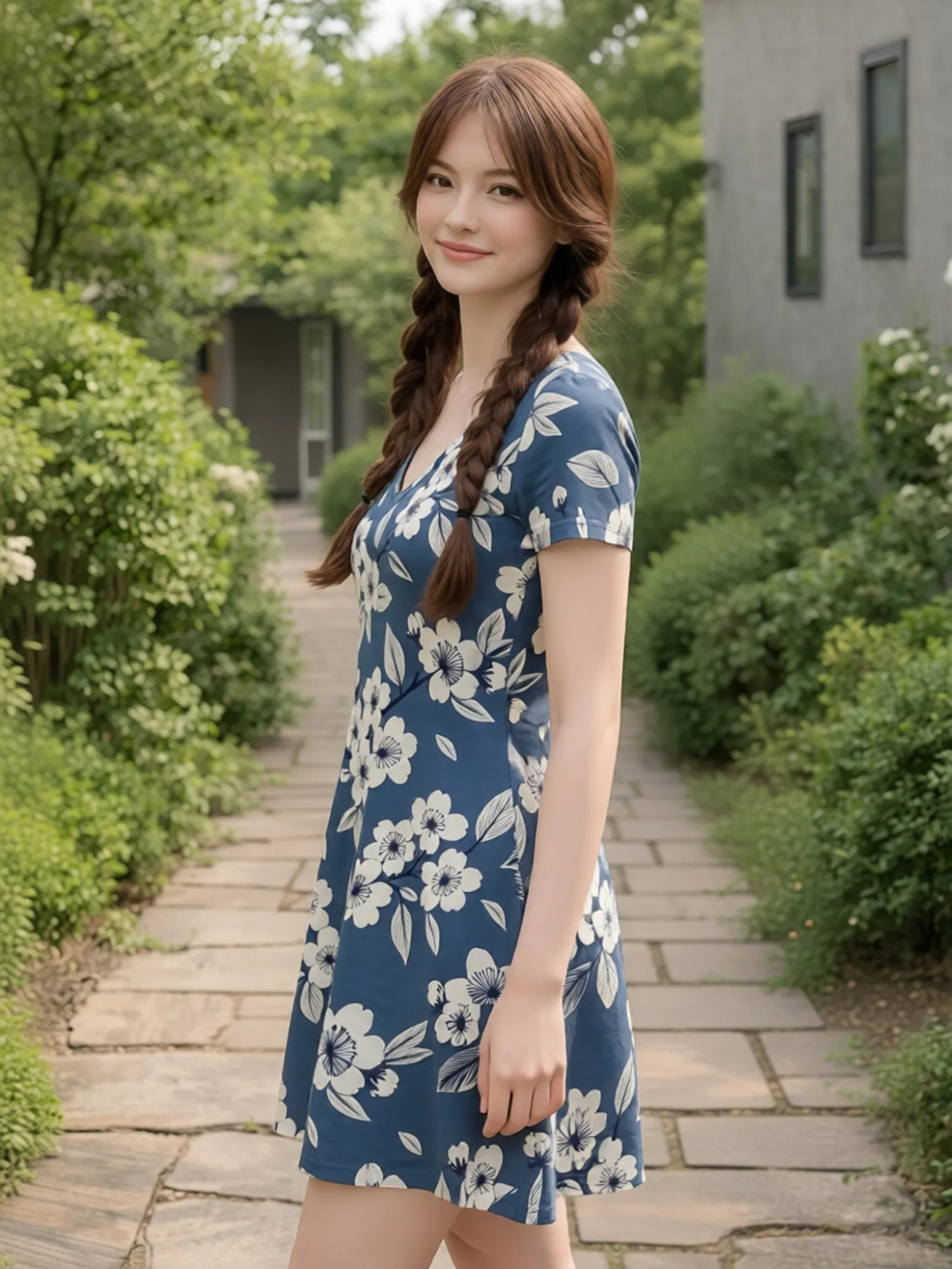 Damen-Minikleid mit V-Ausschnitt und kurzen Ärmeln, weiches, ausgestelltes A-Linien-Sommerkleid für den Sommerurlaub, Strand, leichte Sommerkleidung – Detail 2