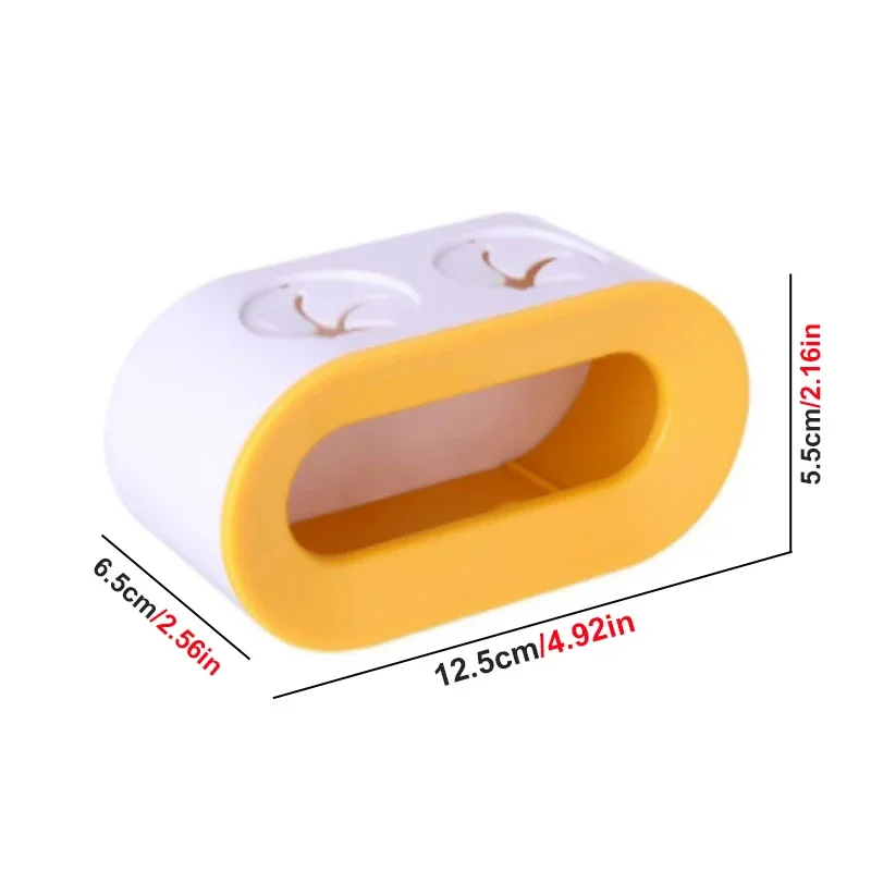 Electric Toothbrush Holder Double Hole Self-adhesive Stand Rack Wall-Mounted Holder Storage Space Saving Bathroom Accessories image 6