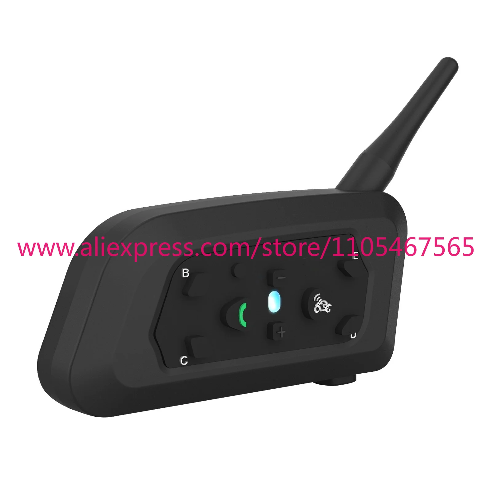 V6 Pro 6 people riding 1200M motorcycle bluetooth intercom headset intercom helmet BT intercom