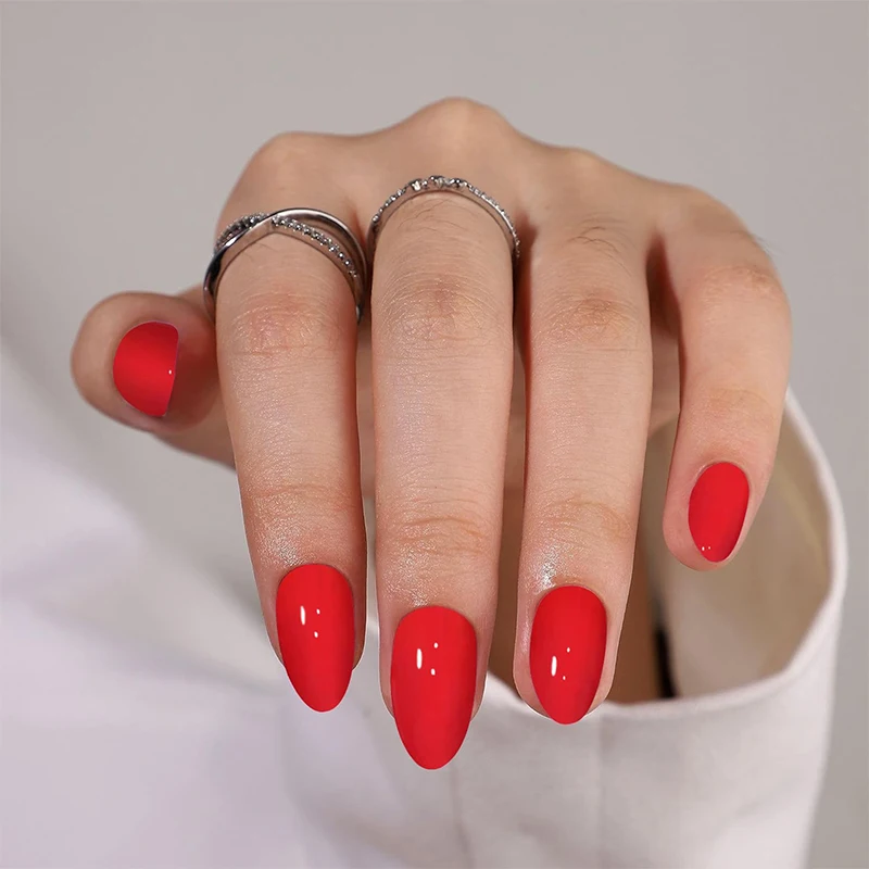 32-шт-Короткие-накладные-ногти-Миндалевидные-накладные-ногти-Глянцевые-однотонные-ногти-Многоразовые-полное-покрытие-Красные-короткие-с-клеем-для-ногтей-16-размеров