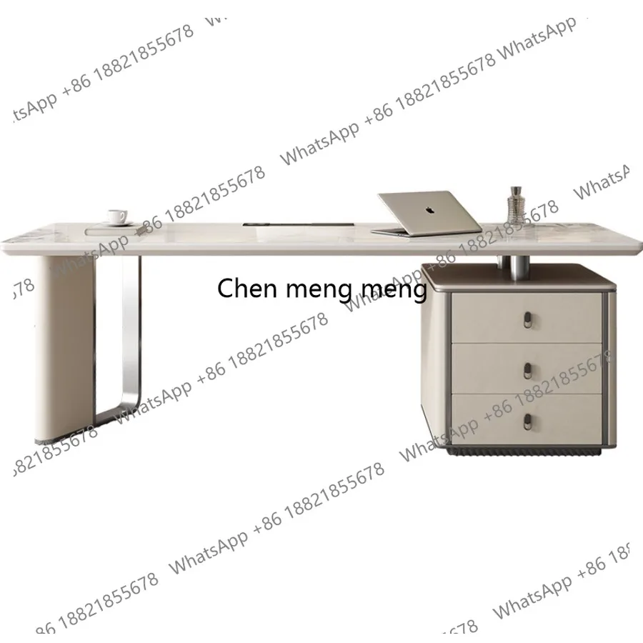 Multifunctional Firm Office Desk Chic Wood Modern Minimalist Office Desk Luxury Wide Office Furniture Scrivanie Per Ufficio