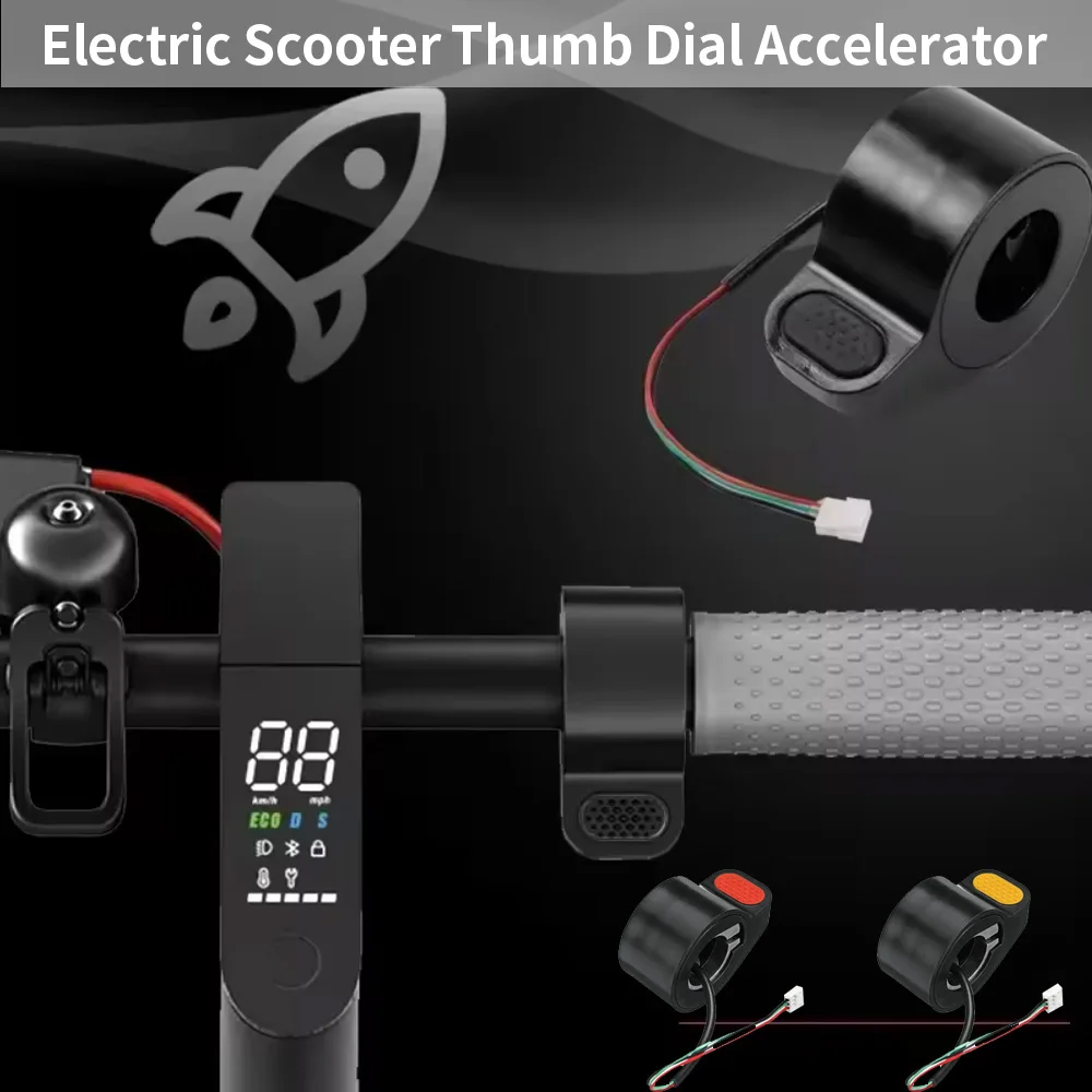 

Finger Speed Controller Throttle Handle Scooter Thumb Acceleration for Xiaomi Skate Board Accessories 1S Throttle Replacement