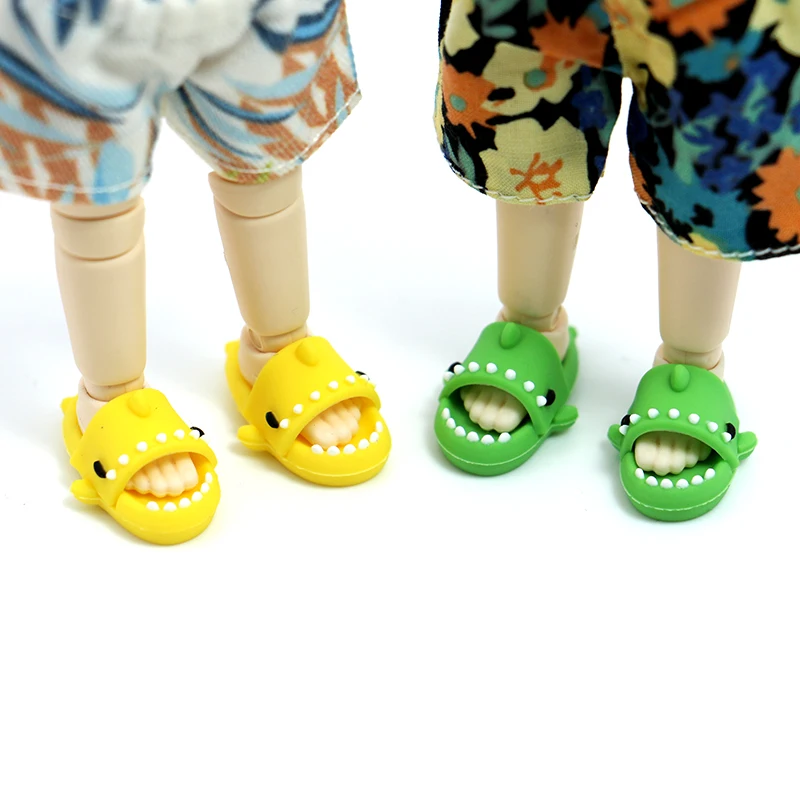 HOUZIWA GSC 1/12 1/6 BJD Doll Slippers OB11 Doll Shoes
