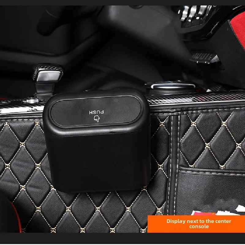 Für Mazda 3 BM/BN CX-5 CX5 KE 2012 ~ 2019 Auto Mülleimer Schwarz Kunststoff Platz Drücken Mehrzweck Organizer Mülleimer Zubehör