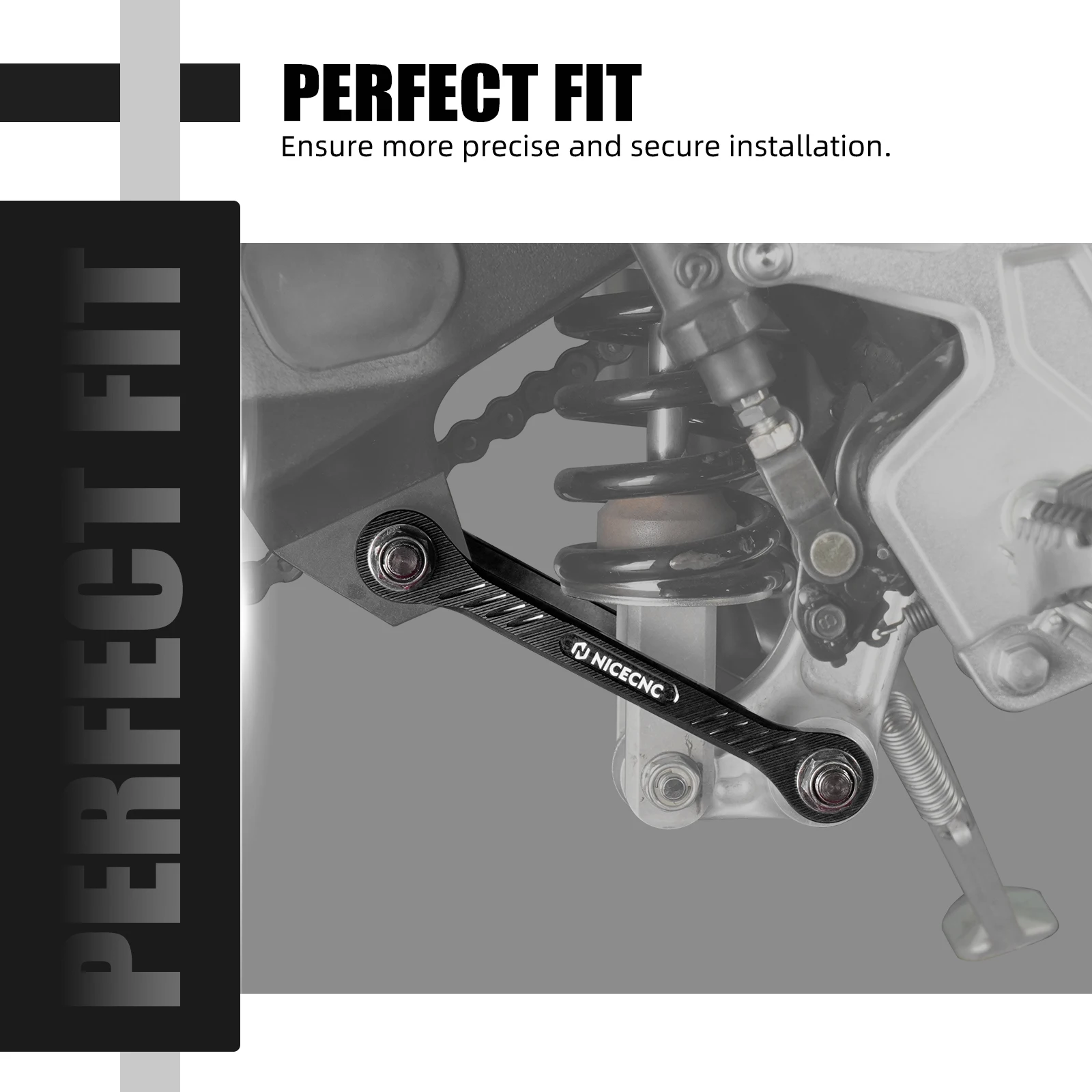 NICECNC Für Yamaha Tenere 700 /XTZ700 2019-2024 Rally Edition 2020-2024 1,5 Zoll/38 mm Tieferlegungskit Tenere 700 Zubehör – Detail 7
