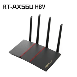 ASUS RT-AX56U V2 HBV AX1800 Dual Band WiFi 6 802.11AX Router MU-MIMO OFDMA AiMesh WiFi AiProtection Classic