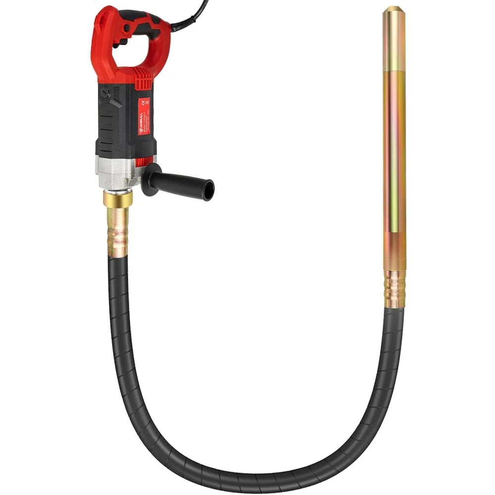 هزاز خرسانة 1800 وات 110 فولت، 2 متر هزاز كهربائي محمول 5500 دورة في الدقيقة، شاكر زجاجة 35 مم، قلم رصاص محمول أسمنتي فيبرار