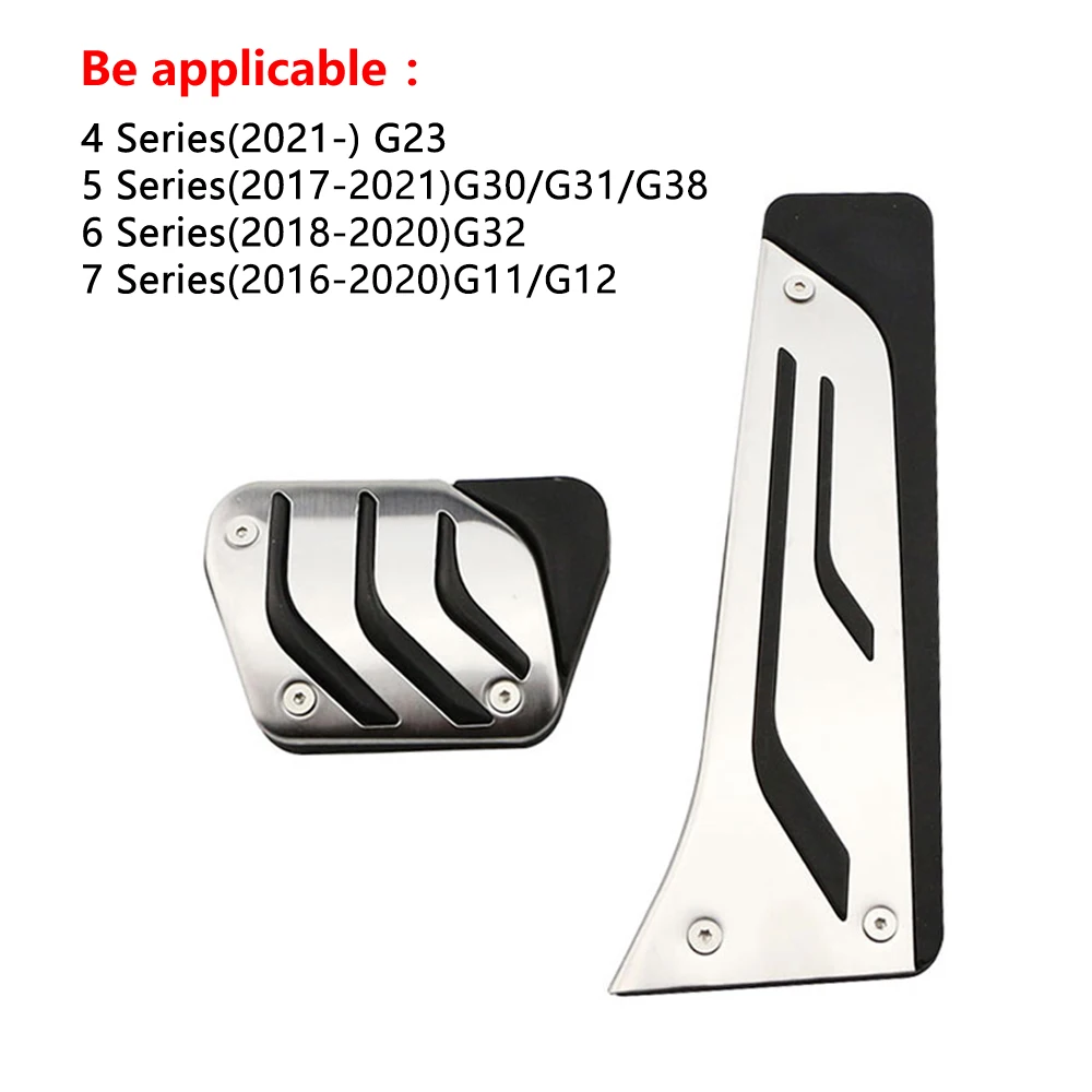 RHD Fußstütze Pedal Pad Abdeckung für BMW F20 F30 F31 316i 320i 328i 1 3 4 Serie Sport Gas Bremse Fuß Pedal Abdeckung Rest Pedale Kit – Detail 9