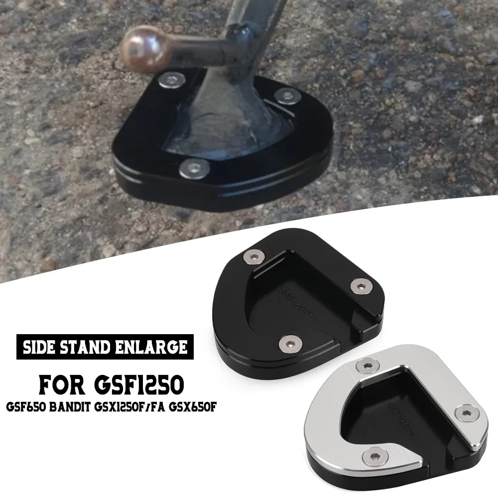 

Kickstand Extension Foot Side Stand Pad Support Plate For suzuki GSF1250 GSF650 Bandit GSF 1250 650 S ABS GSX1250F/FA GSX650F