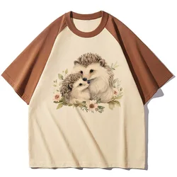Hedgehog t-shirts women elegant anime t shirt female manga anime clothes