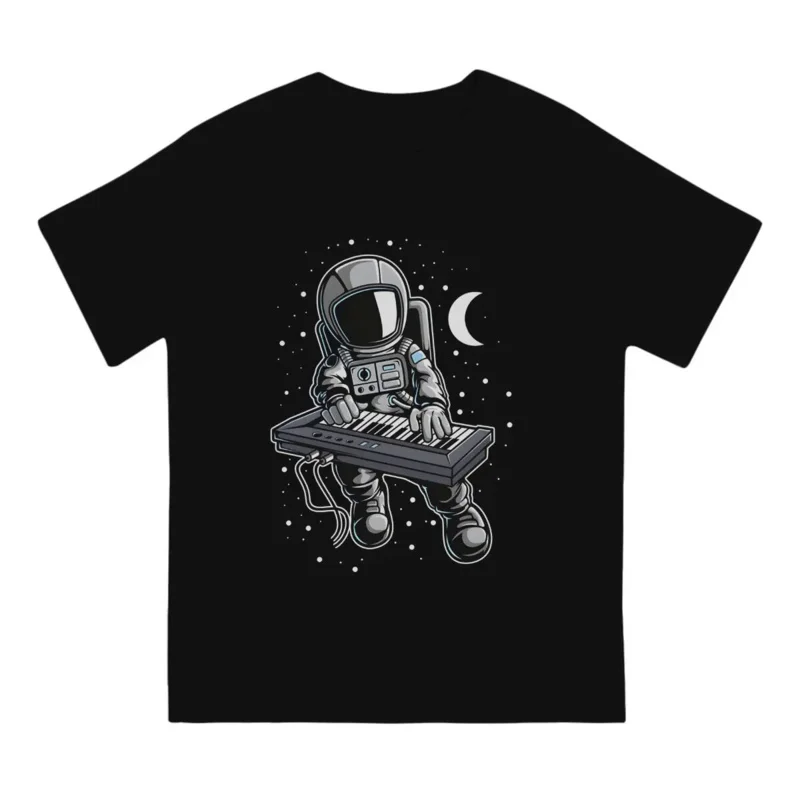 Musician Astronaut Man TShirt Astronaut Keyboard Piano Distinctive T Shirt Graphic Sweatshirts New Trend