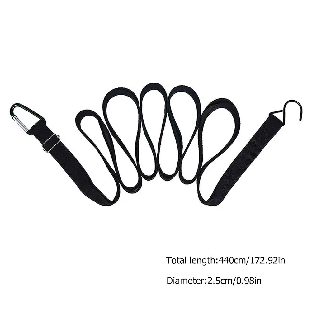 2Pcs Cover Strap Wind Protector Adjustable Elastic Rope with Metal Buckle Stable Fixing Belt for Cover