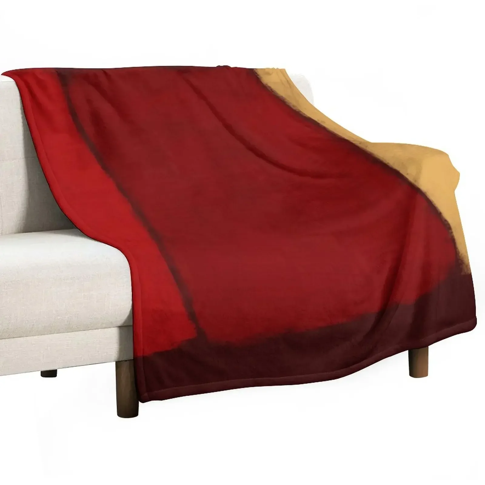 Rothko Inspired #28 Throw Blanket Personalized Gift valentine gift ideas Comforter Sofa Quilt Blankets