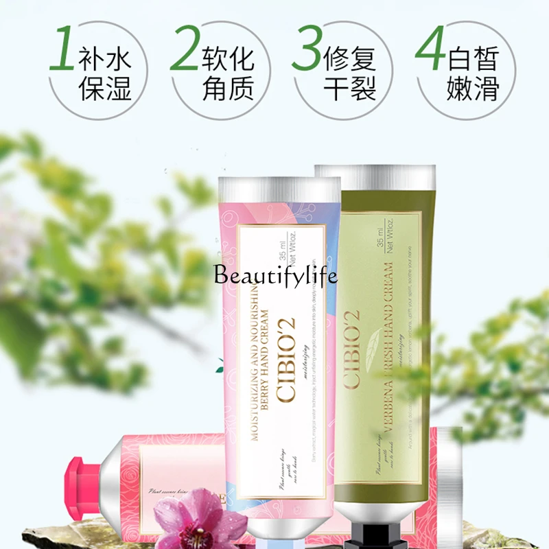 Moisturizing Hand Cream, Rose, Moisturizing, Anti-Cracking, Delicate, Smooth, Autumn and Winter