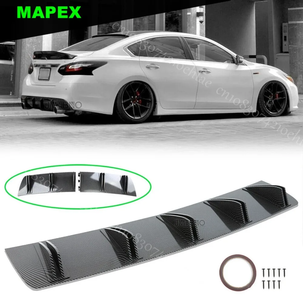 

Задний бампер, диффузор Shark 10, разветвитель из углеродного волокна для Nissan Altima