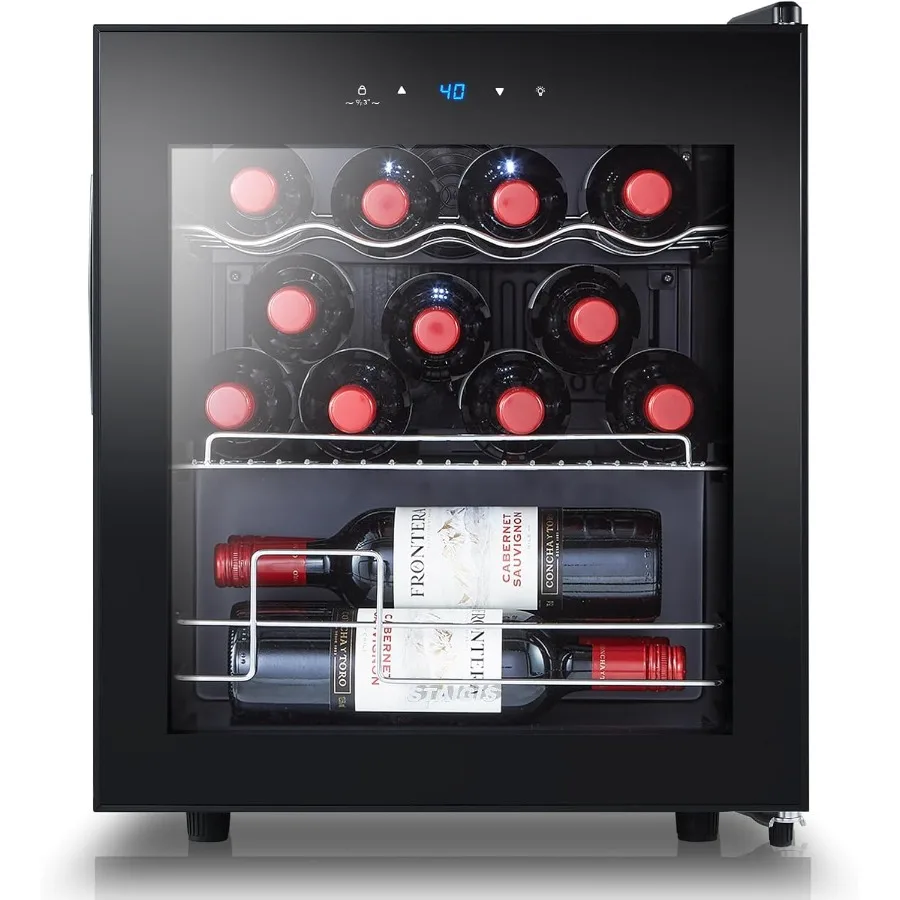 

Отдельно стоящий мини-холодильник для вина с цифровым управлением для 15 бутылок. Идеально подходит для хранения красного и белого вина. Компактная столешница.