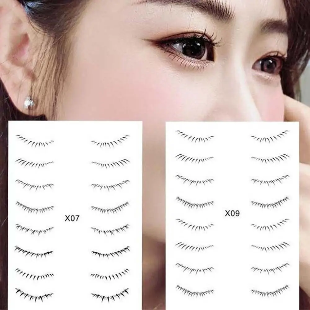 Eyelashes Extension Lower Eyelash Tattoo Sticker Temporary Tattoo Patch Water Transfer Printing Lower Eyelash Patch