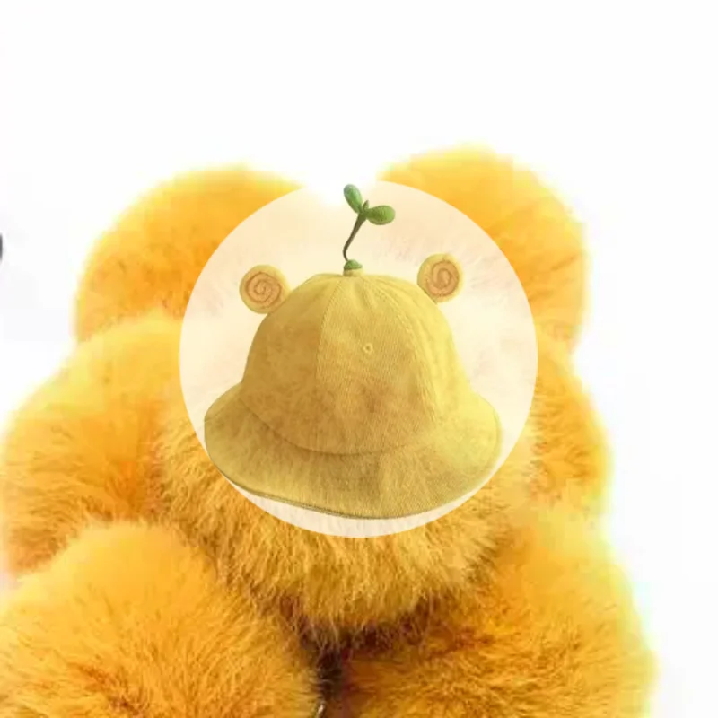 [JT] 1 Stuk Schattig Grapefruit Pluche Sleutelhanger met Kant Strik & Vachtbal Tas Hangende Charme Nieuwjaarscadeau voor Rugzakken & Auto's