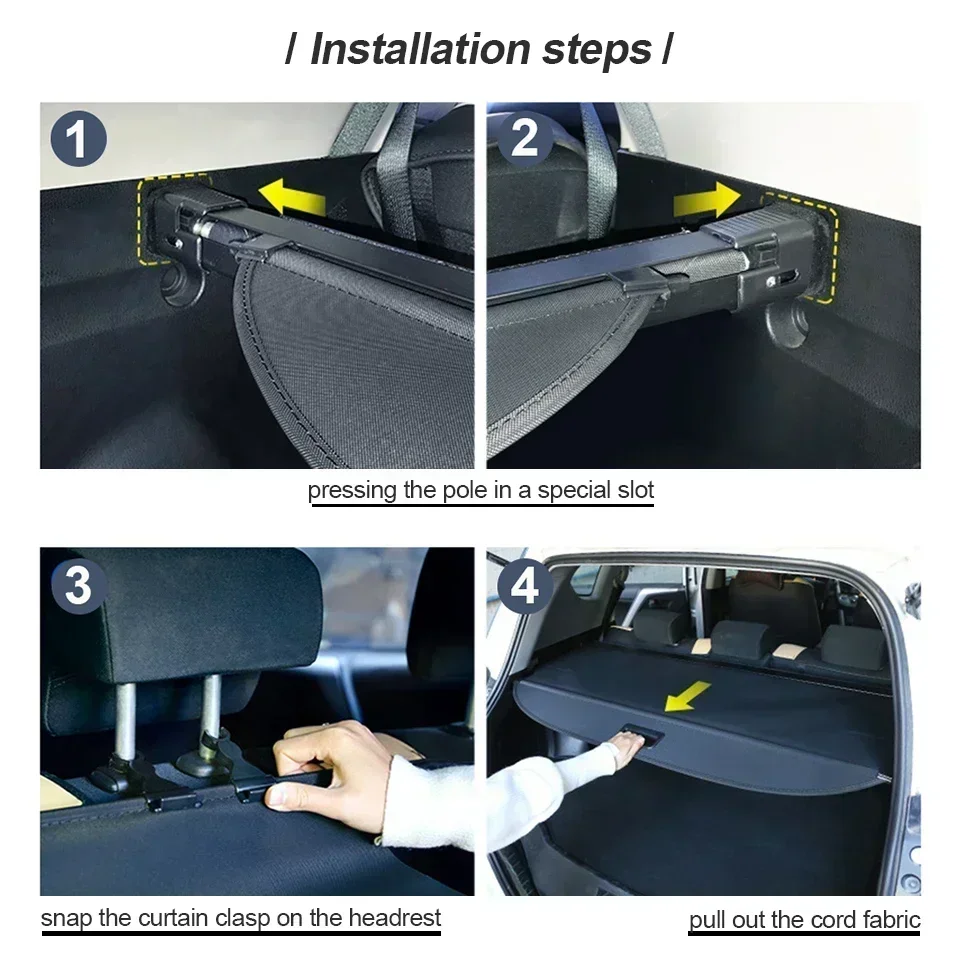 Couverture de Chargement de Coffre de Voiture, Cloison de Stockage, Pièces Intérieures Automobiles, pour Geely Boyue L Atlas FX11 Starray 2025 2024 2023 2022