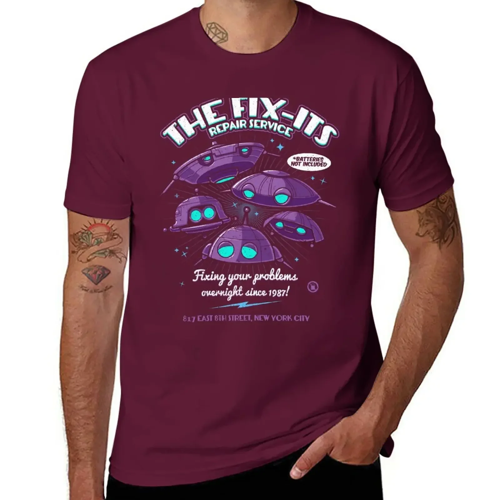 The Fix-Its Repair Service T-Shirt quick-drying boys whites fitted t shirts for men