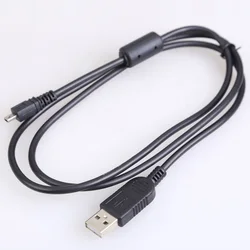 1m USB Cord Camera Parts 8 Pin USB To PC Data Cable Cord Replacement Accessories for Nikon Olympus Pentax Sony Panasonic Sanyo