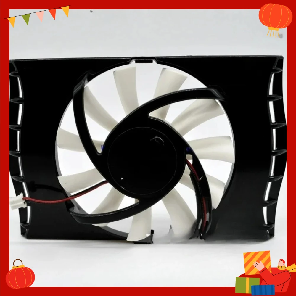 For Asus Yeston Unika Inno3D Hongyingba EN9500 9600 9800 GT220 240 GPU Cooling Fan  (WYH001)