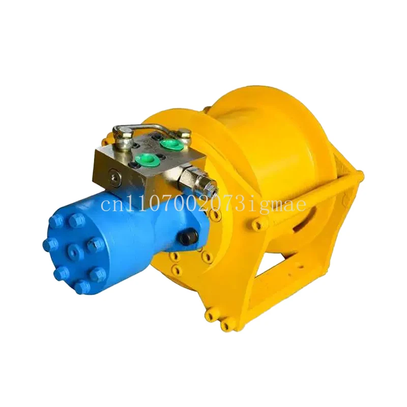 Industrial 0.8T/1T Hydraulic Winch Marine Hydraulic Winch Lifting and Towing Hydraulic Winch for Roadside Assistance