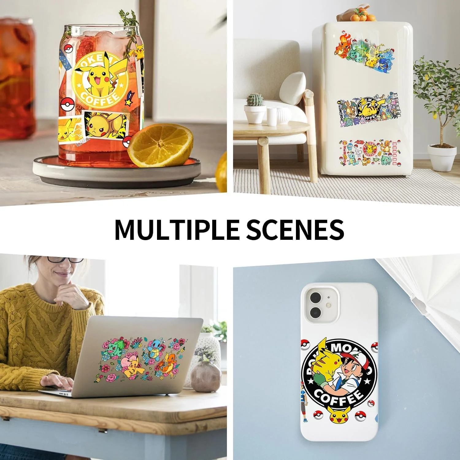 Miniso Cartoon Elf 16OZ UV DTF naklejka na kubek do szkła Libbey puszka do butelek samoprzylepna zmywalna DIY na zamówienie