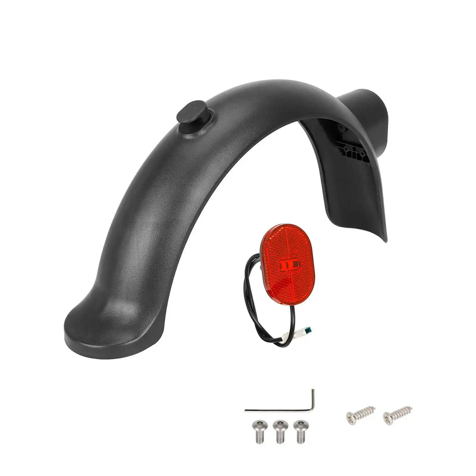 Scooter Mudguard For Xiaomi Scooter 4 Pro/Lite Tire Splash Fender Back Guard Fender Taillight With Rear Fender Screws Tools Kit