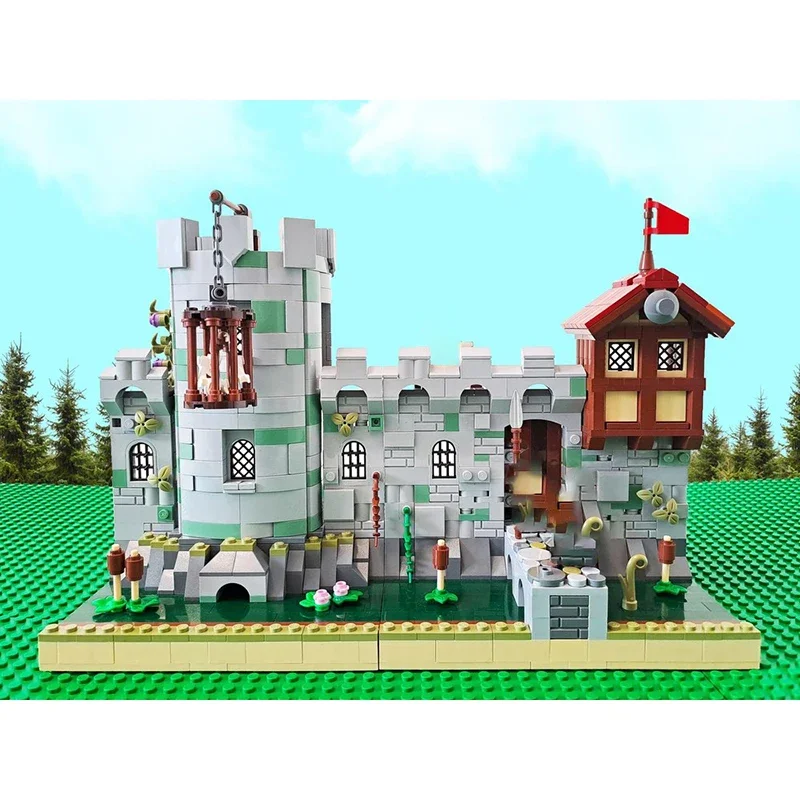 Moc Building Blocks Castello medievale Il vecchio maniero Tecnologia Mattoni modulari Modello Regali Giocattoli di Natale Set fai da te Assemblaggio