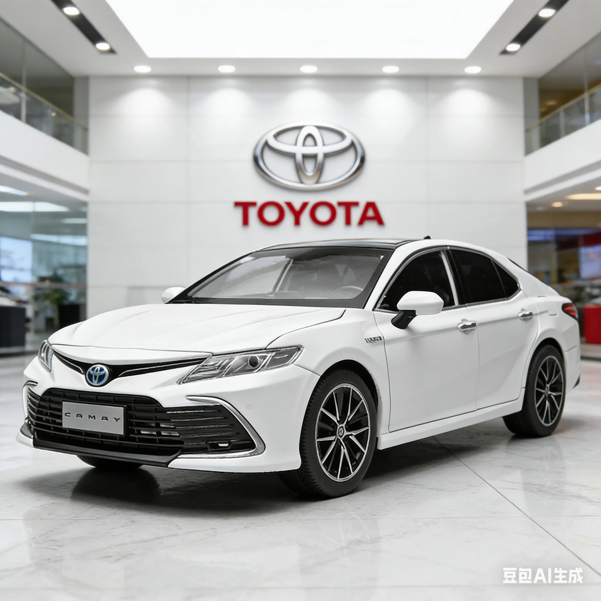 

НОВИНКА: Коллекционная модель автомобиля Toyota Camry 2023 в масштабе 1:18, литая под давлением, для детей